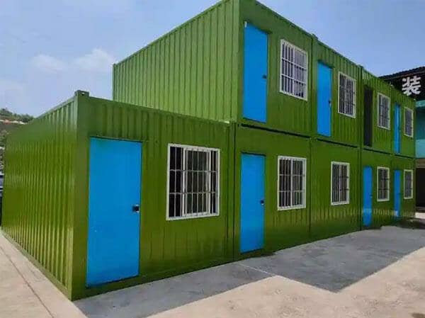 二層住人集裝箱活動房圖