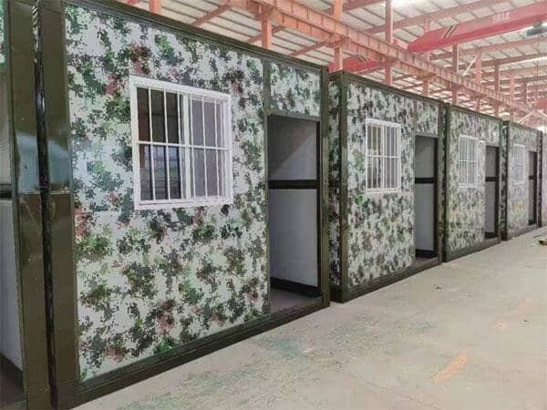 山南折疊集裝箱式活動(dòng)房圖