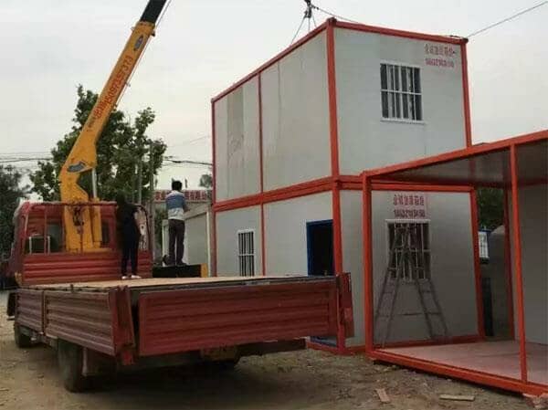 昌都住人集裝箱活動房圖