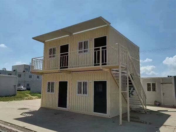 二層瓦楞折疊集裝箱式活動(dòng)房圖